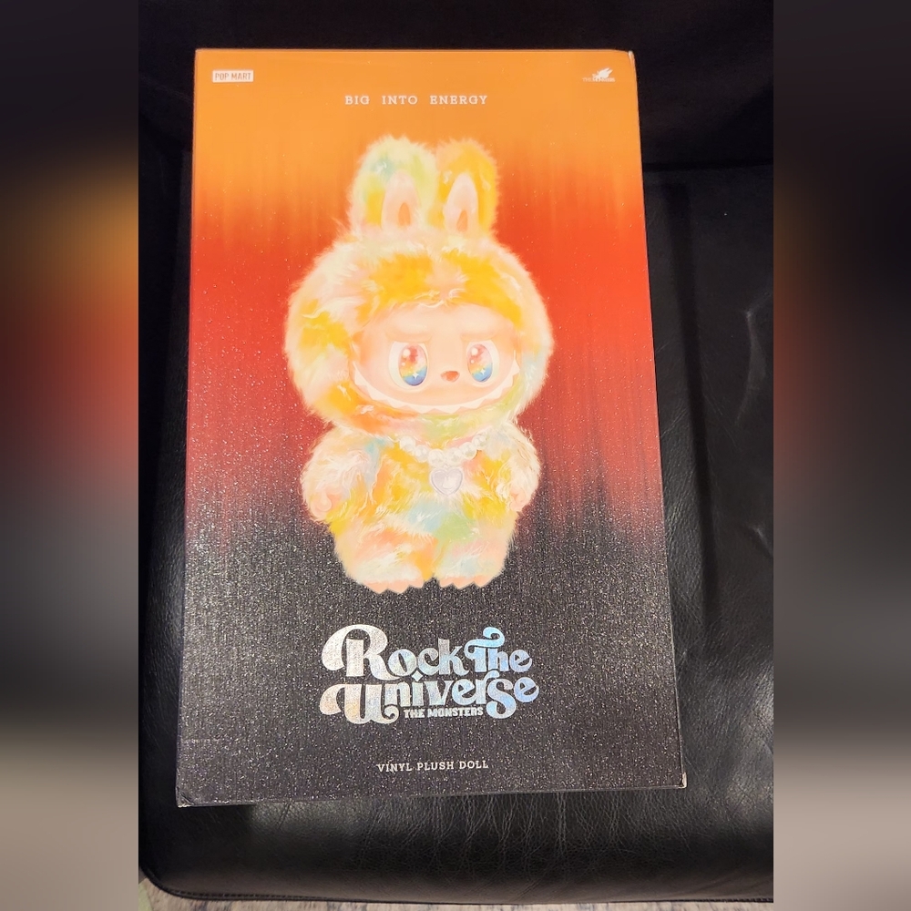 Authentic Popmart Rock the Universe Vinyl Plush Doll